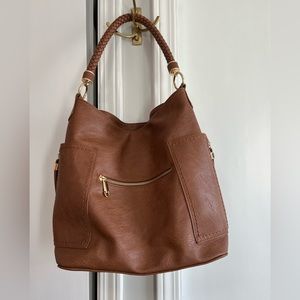 Miztique Grace Hobo in Brown / Cognac